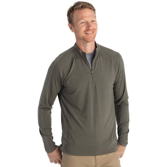NWT Free Fly Men's Bamboo Flex Quarter Zip size XXL - Picture 1 of 12